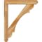 Ekena Millwork Olympic Craftsman Rough Sawn Bracket w/ Offset Brace, Western Red Cedar, 6"W x 34"D x 42"H BKT0604X34X42OLY04RWR - alternate 2